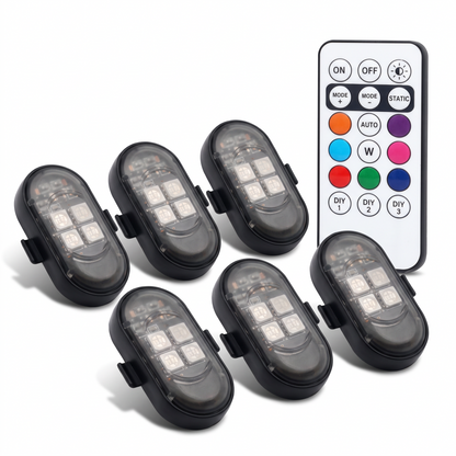 Luces LED de Ambiente para Coche sin Cables
