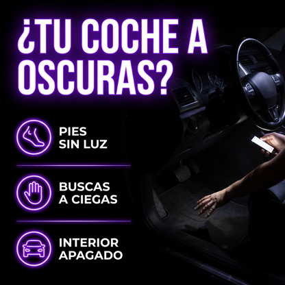 ¿Tu coche a oscuras? Pies sin luz, buscar a ciegas e interior apagado